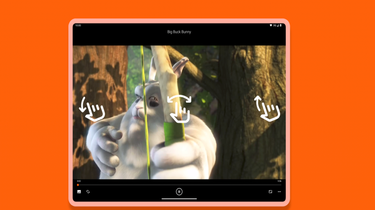 VLC para Android reproduciendo una lista IPTV gratis en formato M3U